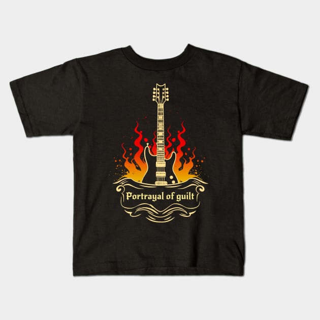 Portrayal Of Guilt Kids T-Shirt by Monarchy Happy Market
